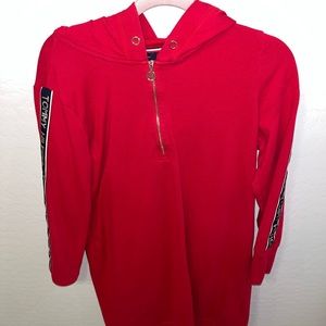 Long sleeve red Tommy Hilfiger dress